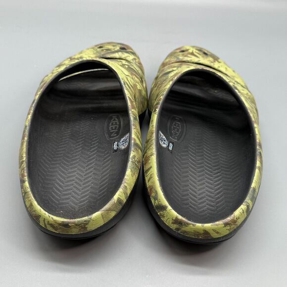 KEEN Yogui Arts Men's 9 Camo Green Rubber Classic Clogs Lightweight Slip On - Picture 5 of 11